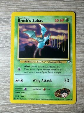 Brock's Zubat #24/Pokemon Gym Heroes